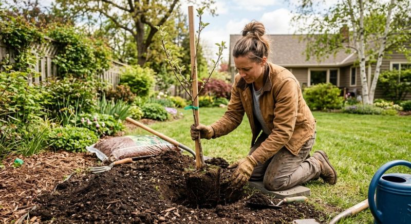 Apple Tree Planting in Ventura County, CA